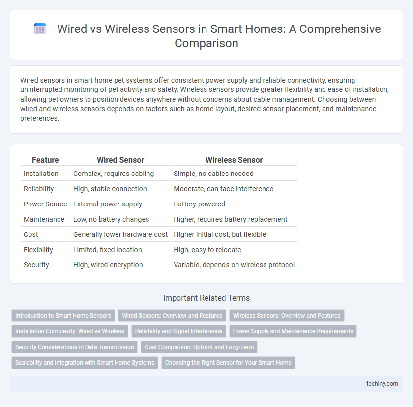 Wired vs Wireless Sensors in Smart Homes: A Comprehensive Comparison