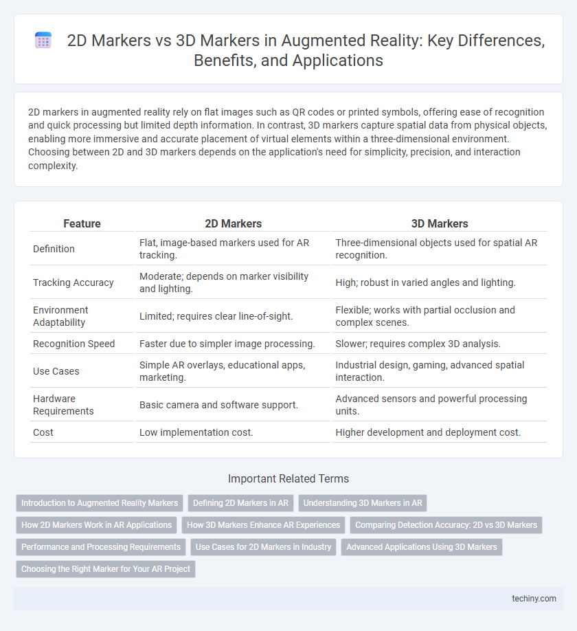 2D Markers vs 3D Markers in Augmented Reality: Key Differences, Benefits, and Applications