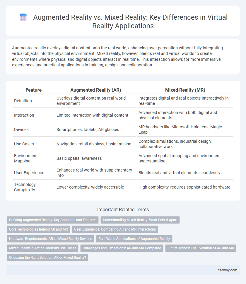 Augmented Reality vs. Mixed Reality: Key Differences in Virtual Reality Applications
