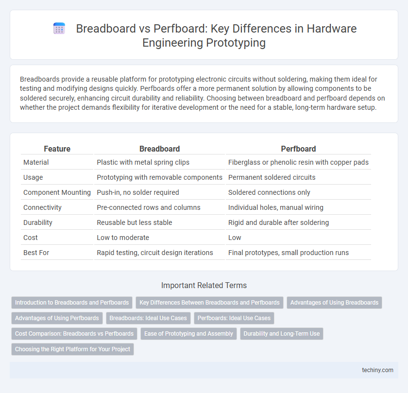 Breadboard vs Perfboard: Key Differences in Hardware Engineering Prototyping