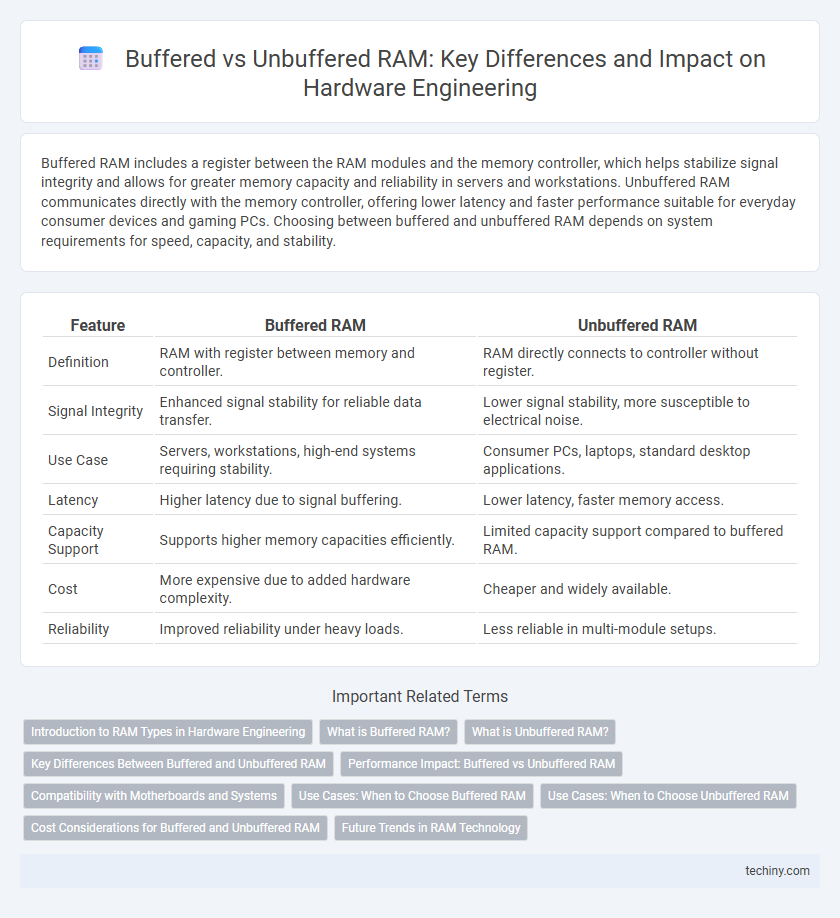 Buffered vs Unbuffered RAM: Key Differences and Impact on Hardware Engineering