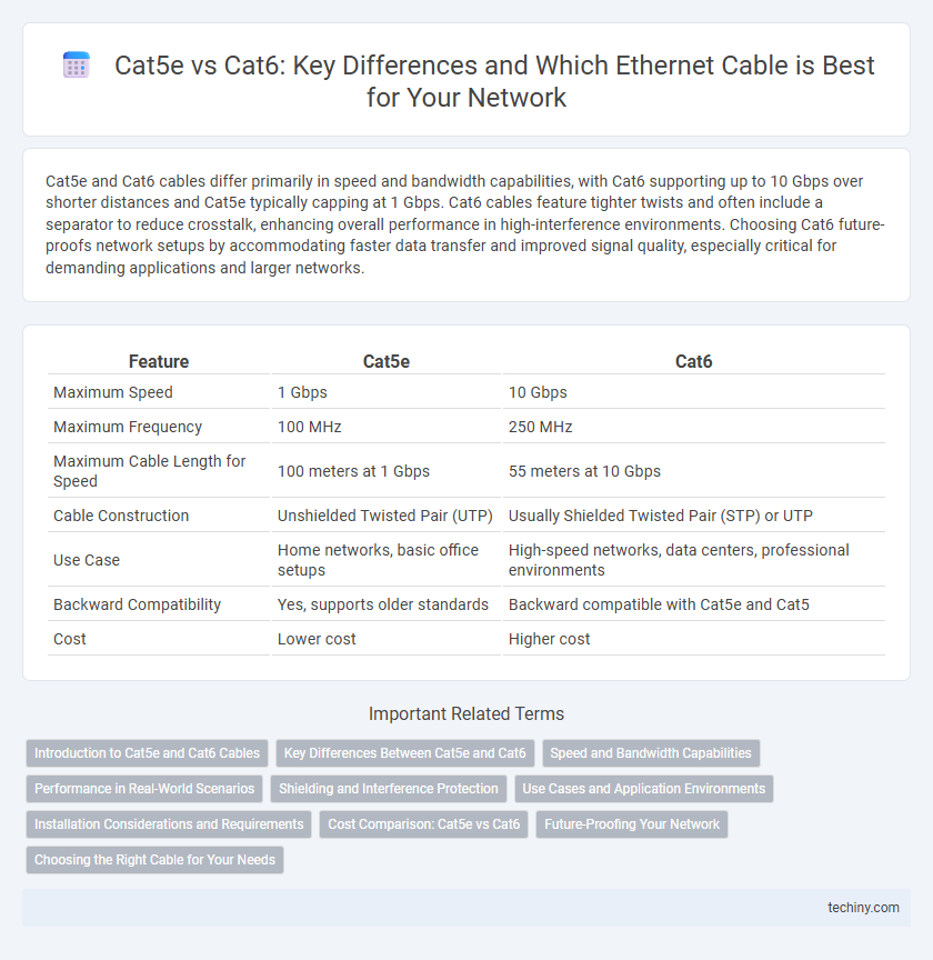 Cat5e vs Cat6: Key Differences and Which Ethernet Cable is Best for Your Network