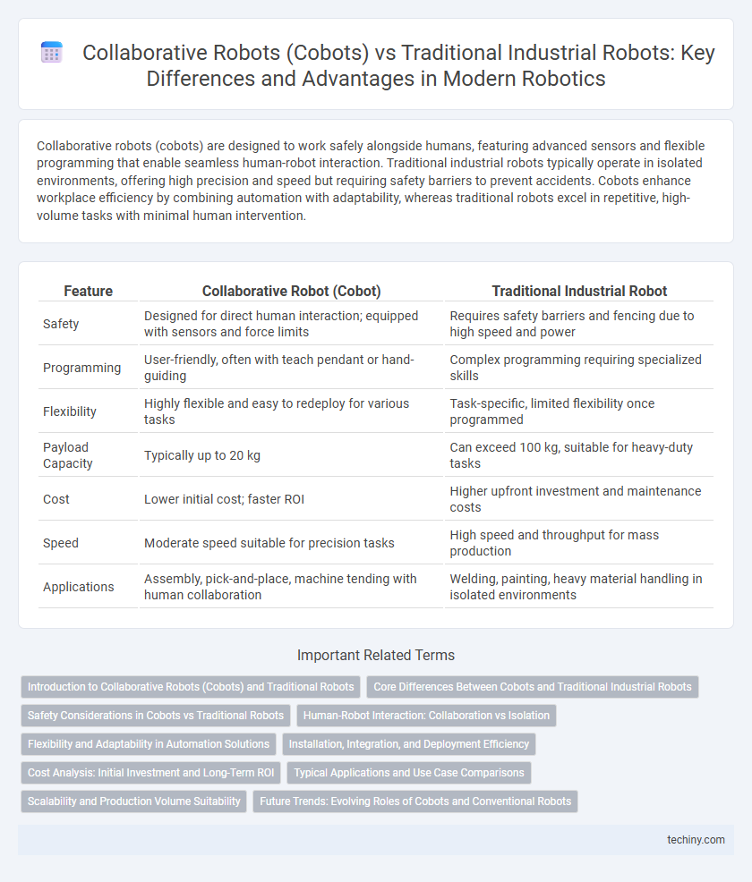 Collaborative Robots (Cobots) vs Traditional Industrial Robots: Key Differences and Advantages in Modern Robotics