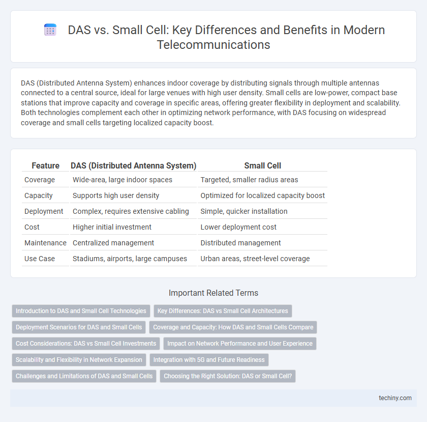 DAS vs. Small Cell: Key Differences and Benefits in Modern Telecommunications