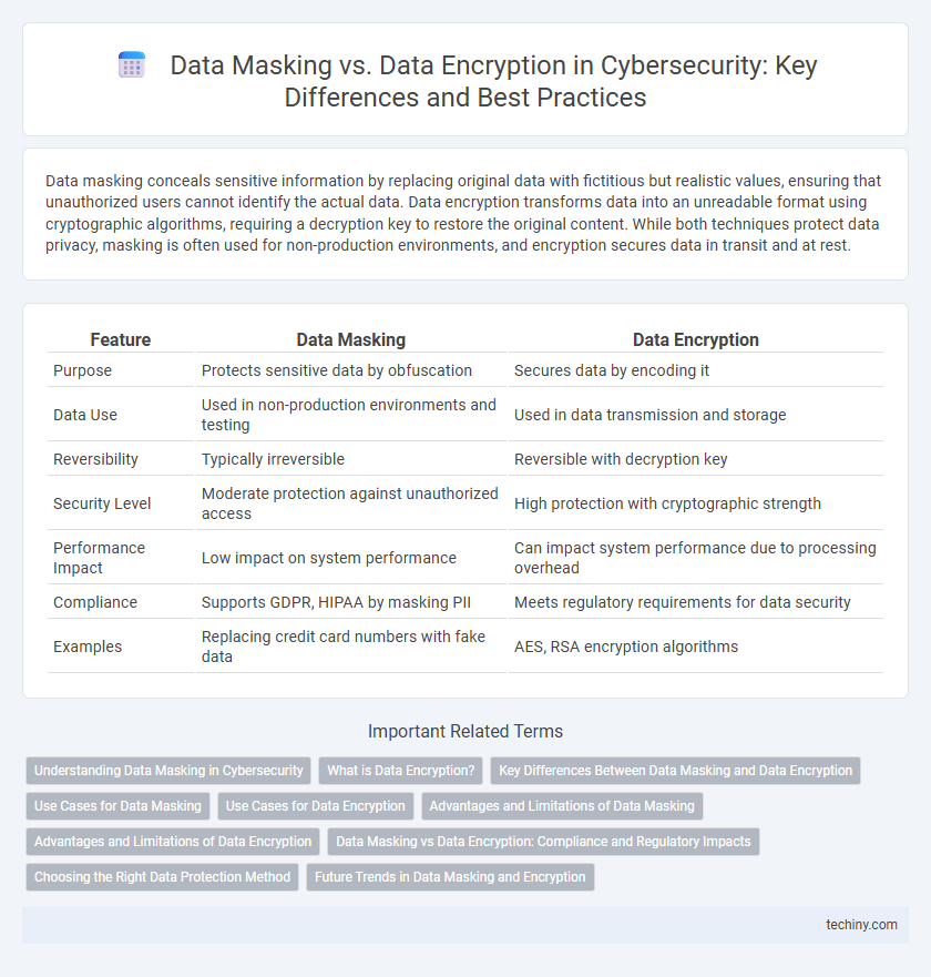 Data Masking vs. Data Encryption in Cybersecurity: Key Differences and Best Practices