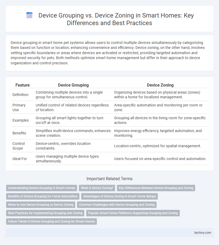 Device Grouping vs. Device Zoning in Smart Homes: Key Differences and Best Practices