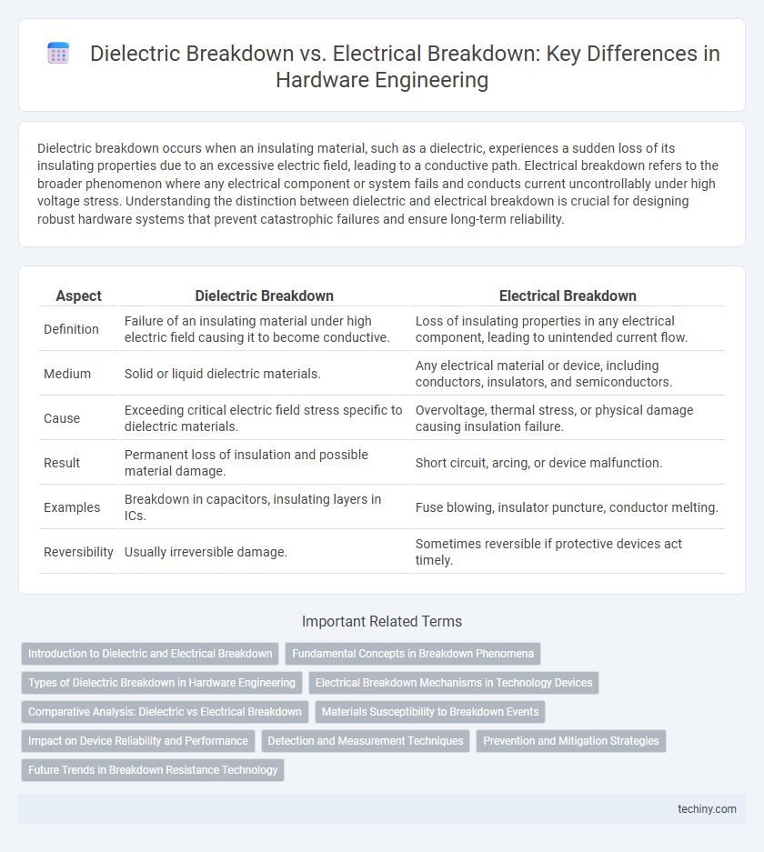 Dielectric Breakdown vs. Electrical Breakdown: Key Differences in Hardware Engineering
