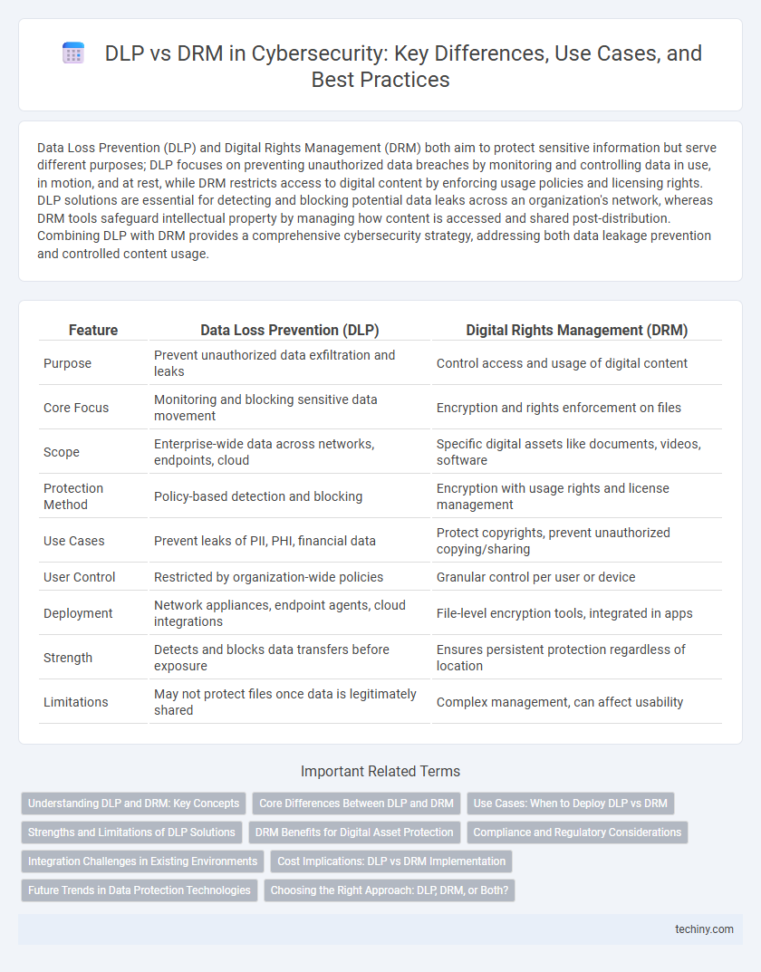 DLP vs DRM in Cybersecurity: Key Differences, Use Cases, and Best Practices