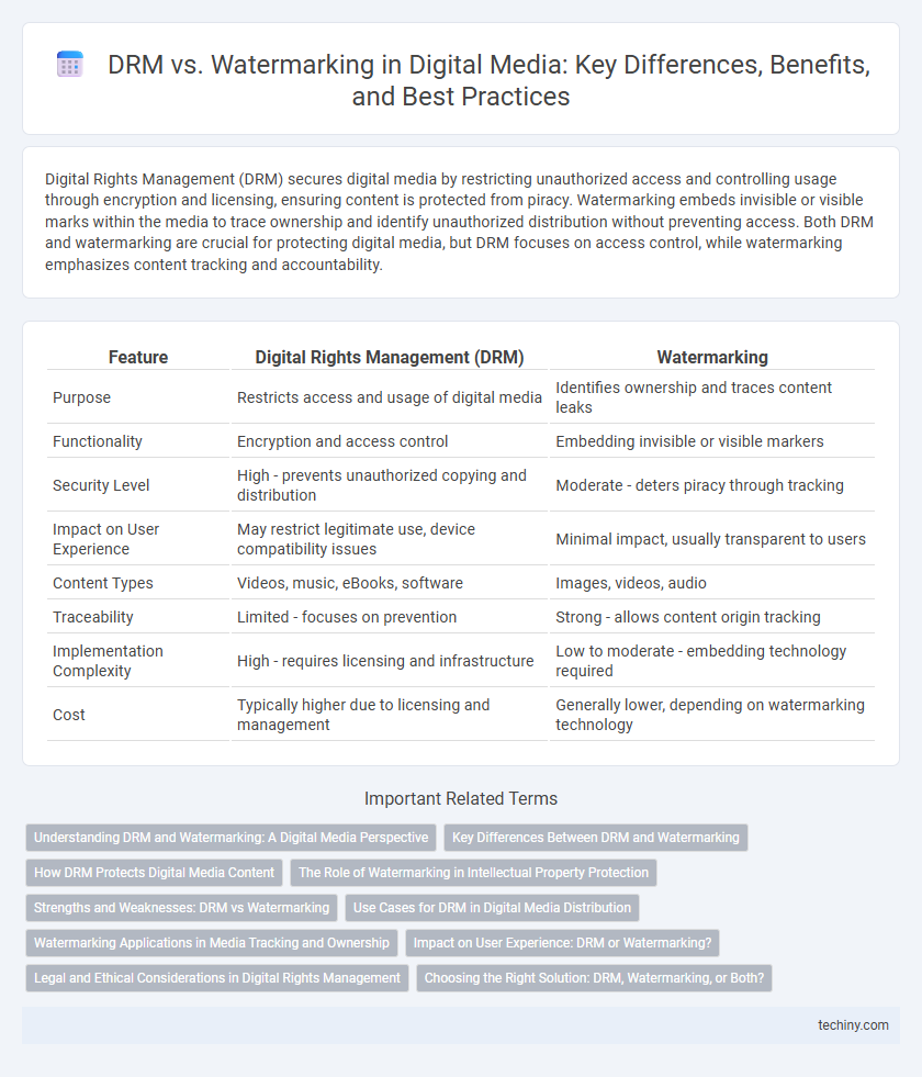 DRM vs. Watermarking in Digital Media: Key Differences, Benefits, and Best Practices