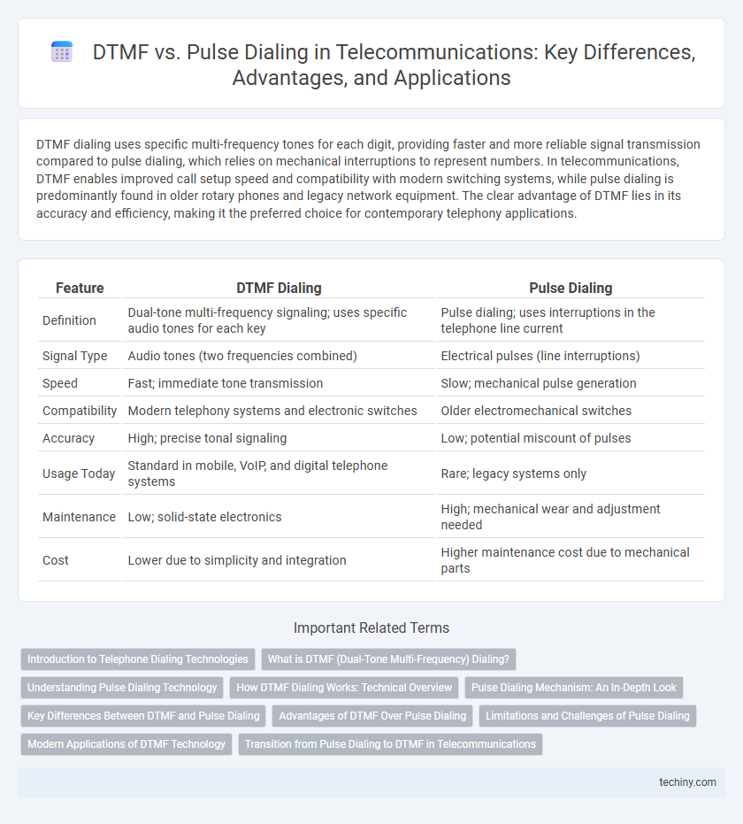 DTMF vs. Pulse Dialing in Telecommunications: Key Differences, Advantages, and Applications