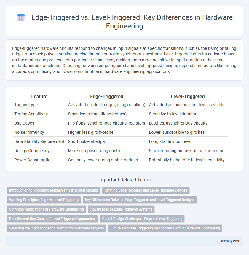 Edge-Triggered vs. Level-Triggered: Key Differences in Hardware Engineering