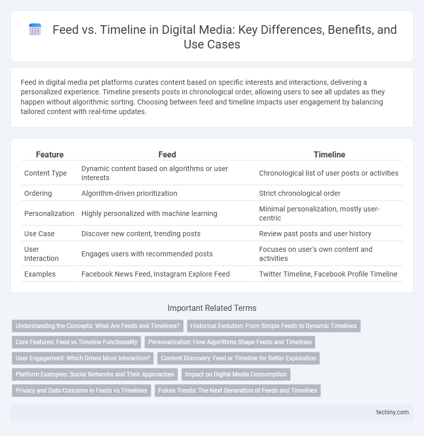 Feed vs. Timeline in Digital Media: Key Differences, Benefits, and Use Cases