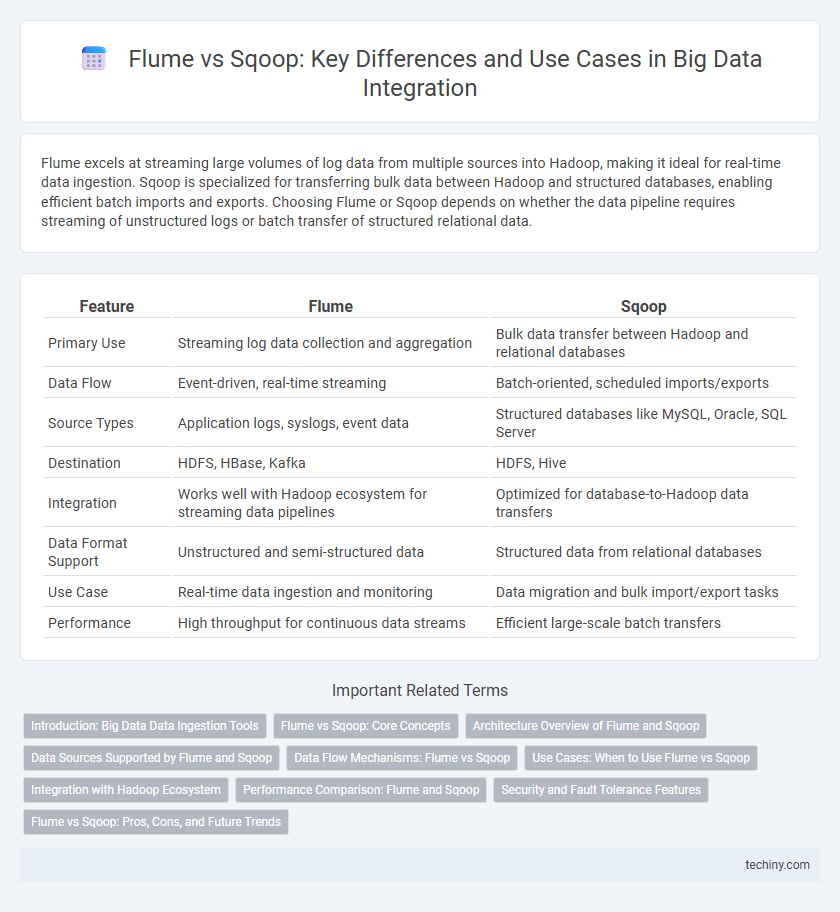 Flume vs Sqoop: Key Differences and Use Cases in Big Data Integration