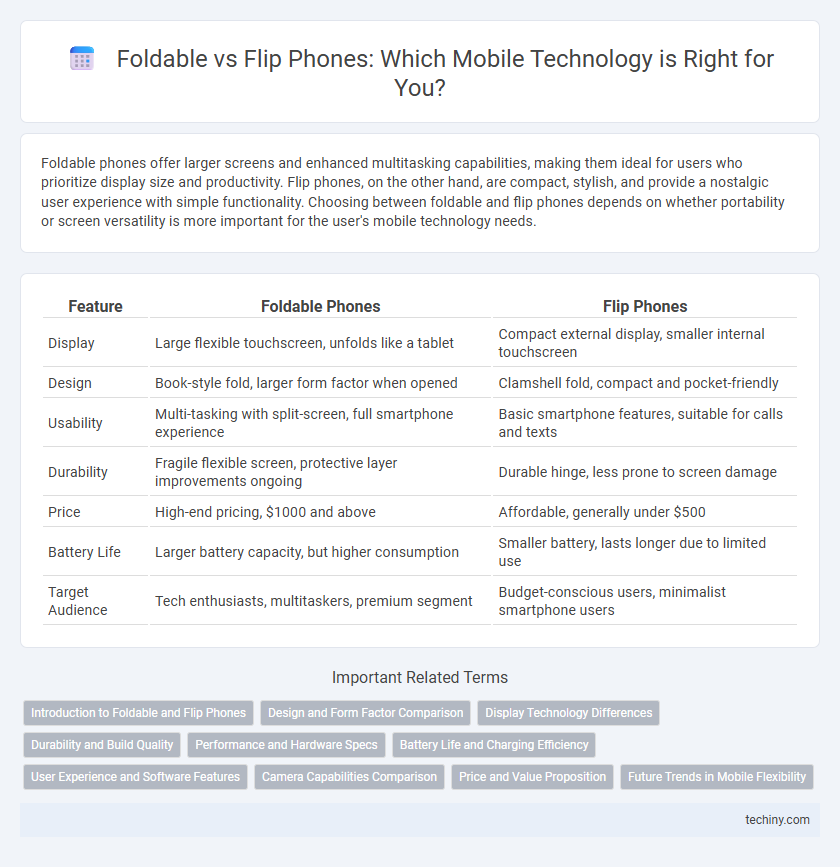 Foldable vs Flip Phones: Which Mobile Technology is Right for You?