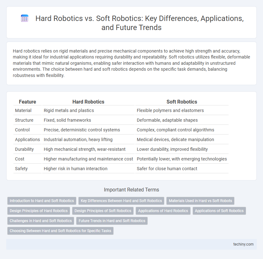 Hard Robotics vs. Soft Robotics: Key Differences, Applications, and Future Trends