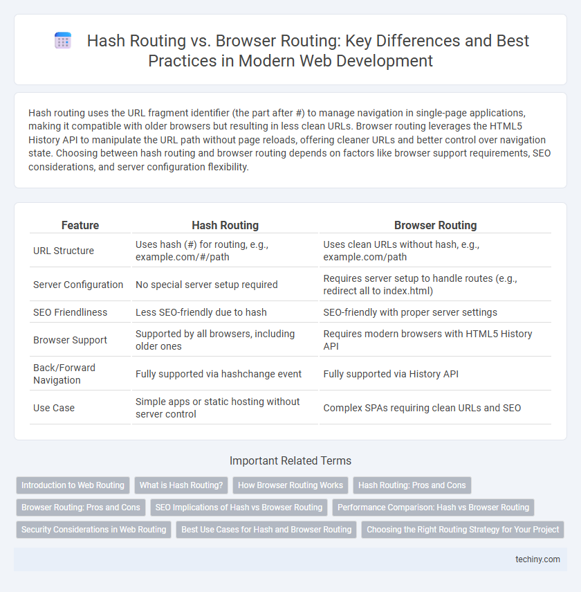 Hash Routing vs. Browser Routing: Key Differences and Best Practices in Modern Web Development