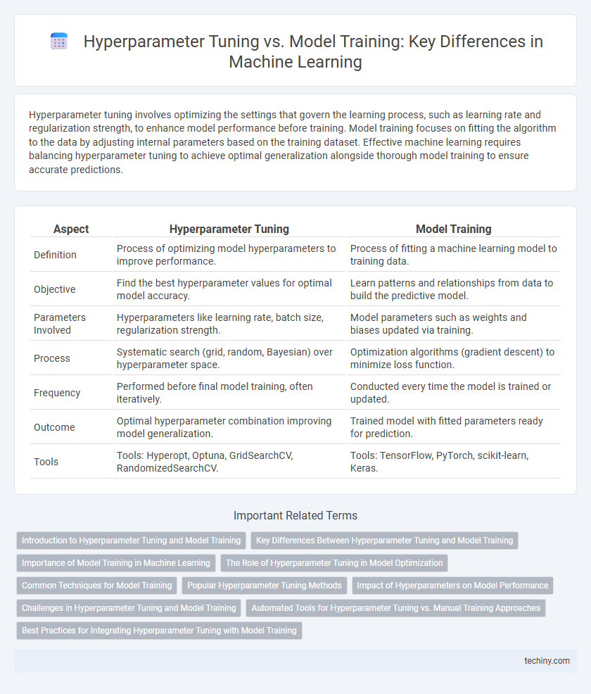 Hyperparameter Tuning vs. Model Training: Key Differences in Machine Learning