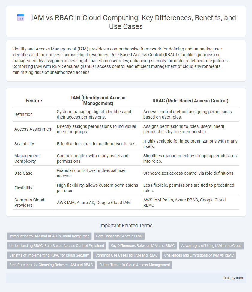 IAM vs RBAC in Cloud Computing: Key Differences, Benefits, and Use Cases