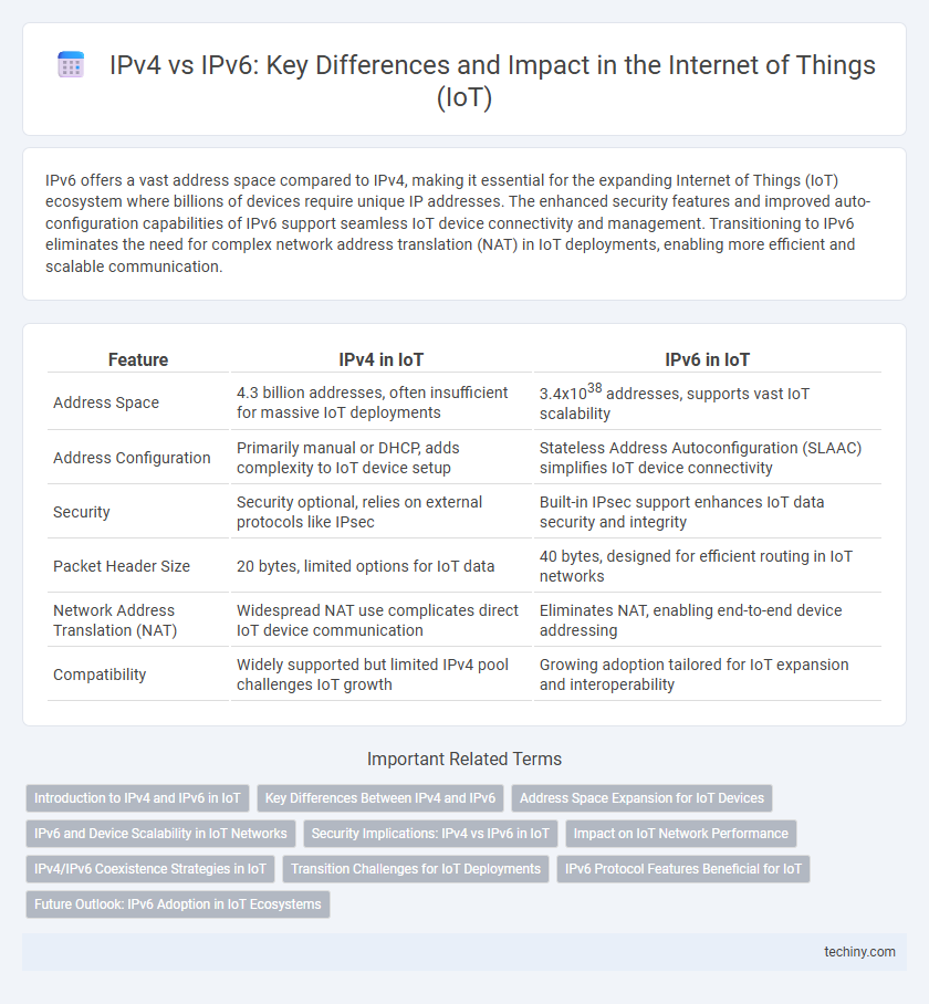 IPv4 vs IPv6: Key Differences and Impact in the Internet of Things (IoT)