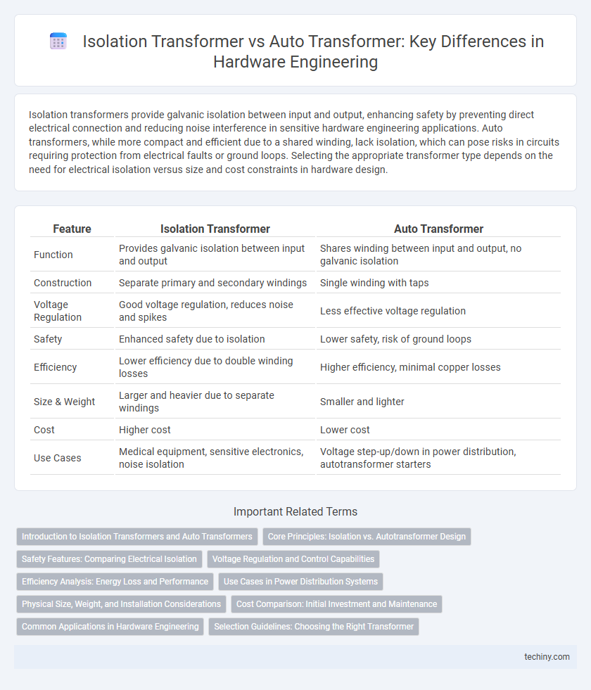 Isolation Transformer vs Auto Transformer: Key Differences in Hardware Engineering