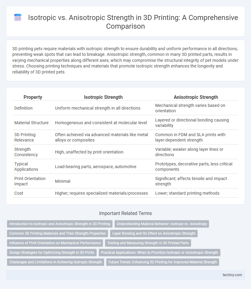 Isotropic vs. Anisotropic Strength in 3D Printing: A Comprehensive Comparison