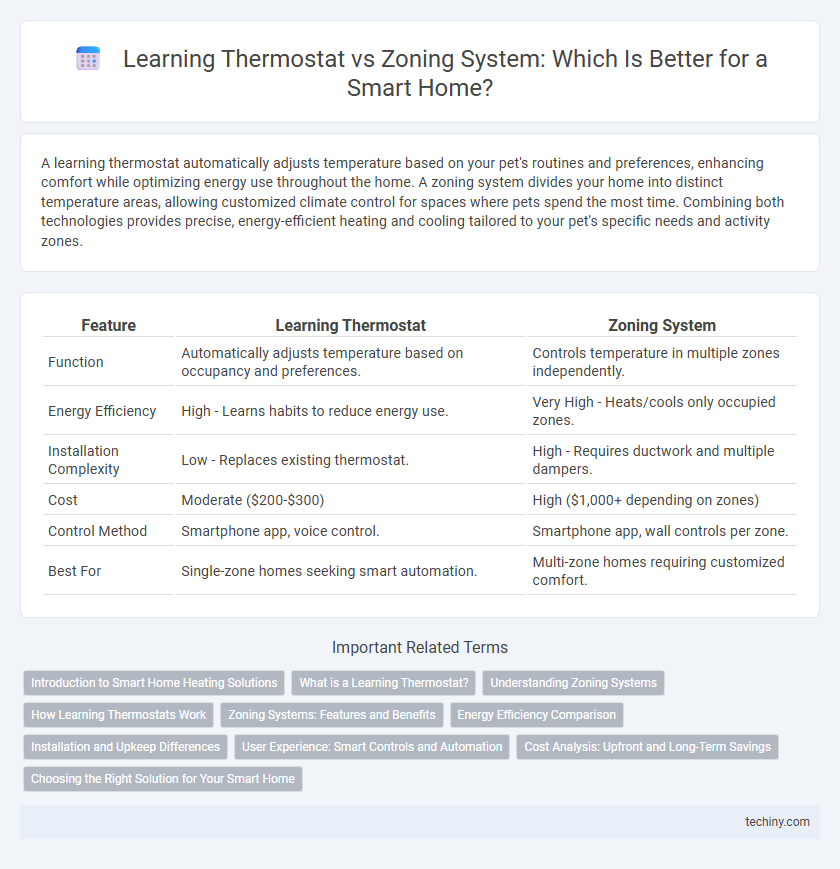 Learning Thermostat vs Zoning System: Which Is Better for a Smart Home?
