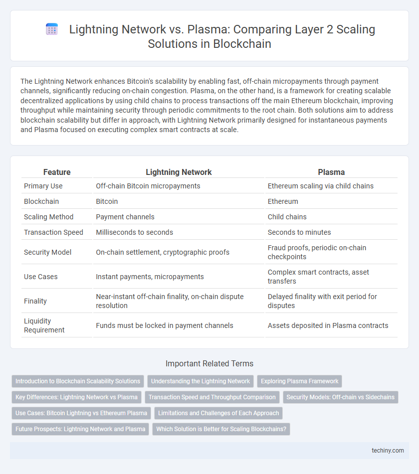 Lightning Network vs. Plasma: Comparing Layer 2 Scaling Solutions in Blockchain