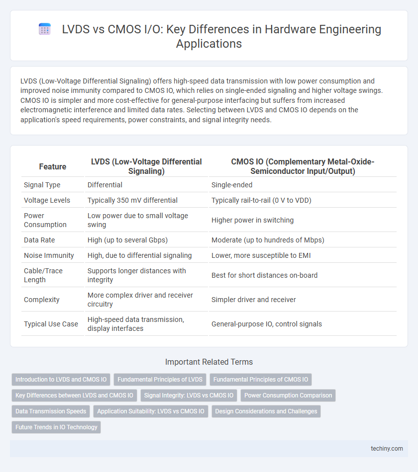 LVDS vs CMOS I/O: Key Differences in Hardware Engineering Applications