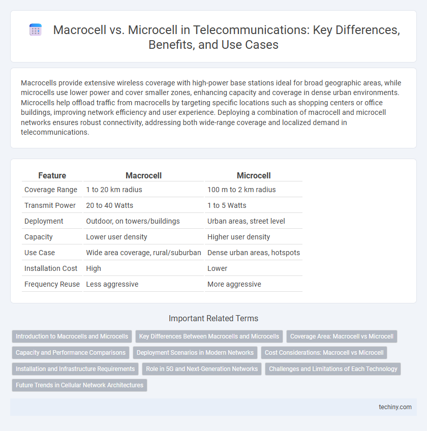 Macrocell vs. Microcell in Telecommunications: Key Differences, Benefits, and Use Cases