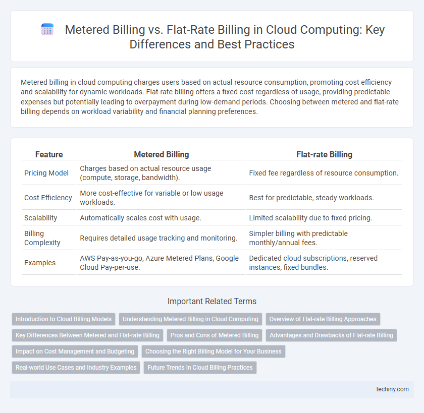 Metered Billing vs. Flat-Rate Billing in Cloud Computing: Key Differences and Best Practices