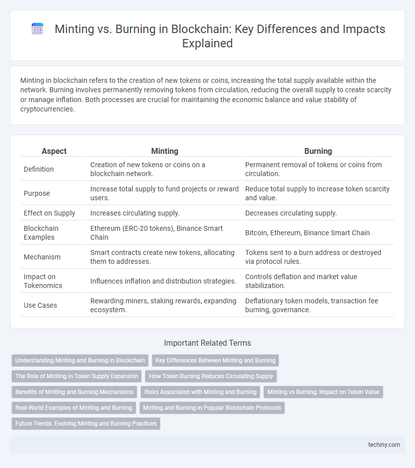 Minting vs. Burning in Blockchain: Key Differences and Impacts Explained