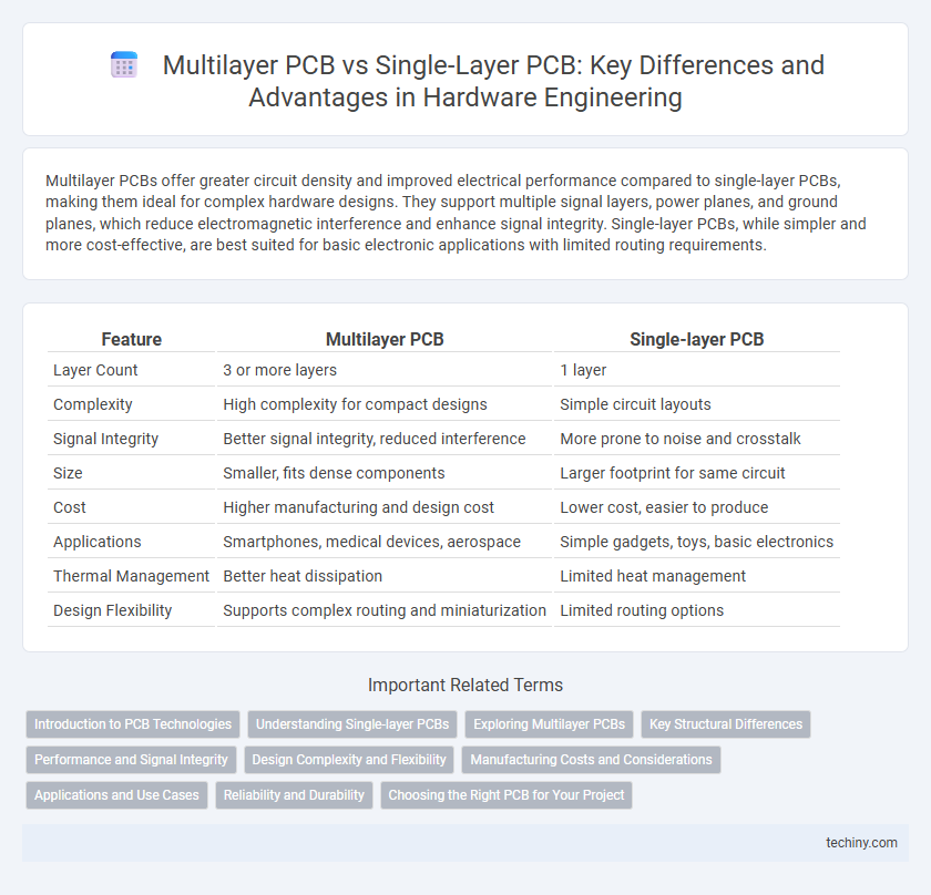 Multilayer PCB vs Single-Layer PCB: Key Differences and Advantages in Hardware Engineering