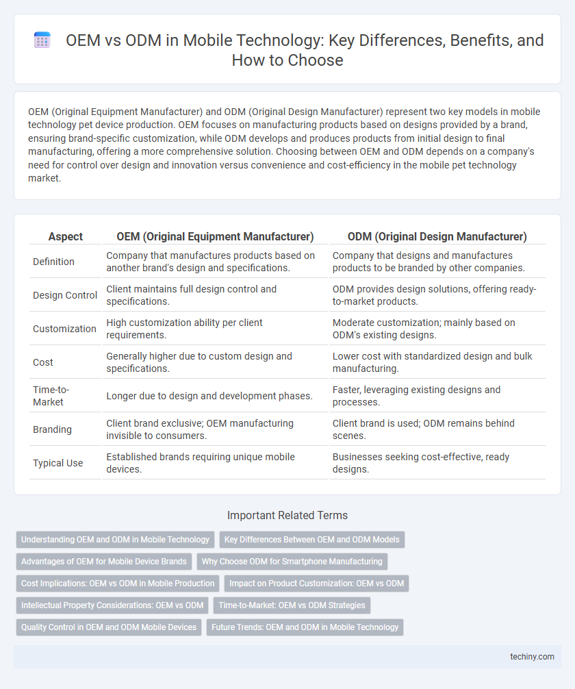 OEM vs ODM in Mobile Technology: Key Differences, Benefits, and How to Choose