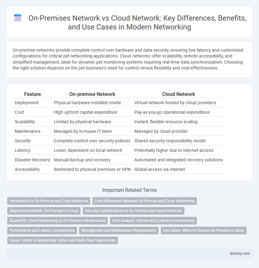 On-Premises Network vs Cloud Network: Key Differences, Benefits, and Use Cases in Modern Networking