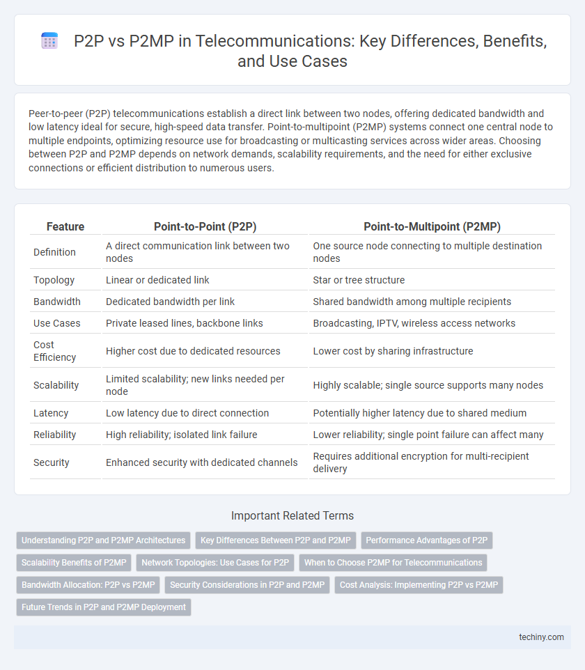P2P vs P2MP in Telecommunications: Key Differences, Benefits, and Use Cases