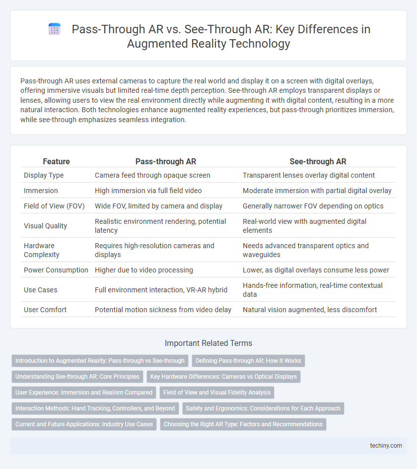 Pass-Through AR vs. See-Through AR: Key Differences in Augmented Reality Technology