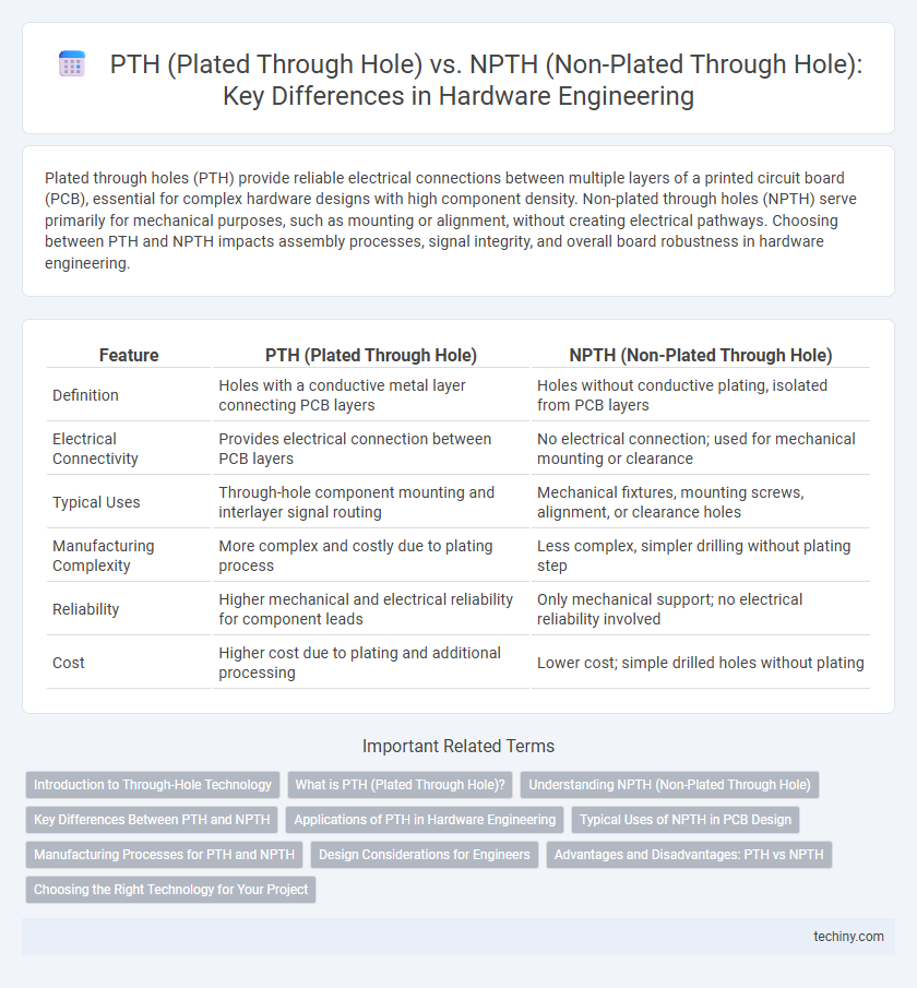PTH (Plated Through Hole) vs. NPTH (Non-Plated Through Hole): Key Differences in Hardware Engineering