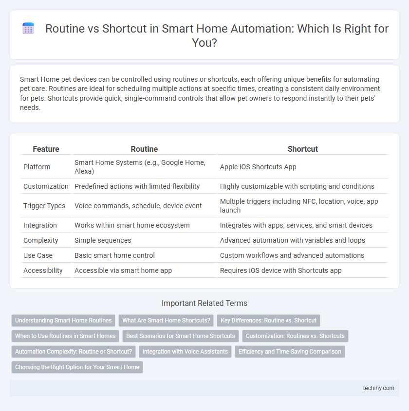 Routine vs Shortcut in Smart Home Automation: Which Is Right for You?