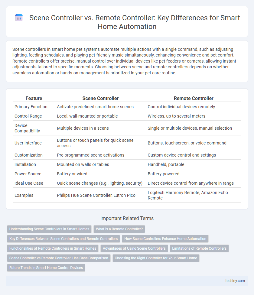 Scene Controller vs. Remote Controller: Key Differences for Smart Home Automation