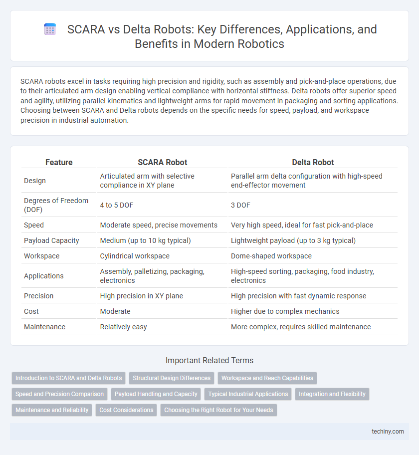 SCARA vs Delta Robots: Key Differences, Applications, and Benefits in Modern Robotics