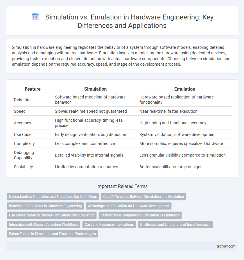 Simulation vs. Emulation in Hardware Engineering: Key Differences and Applications