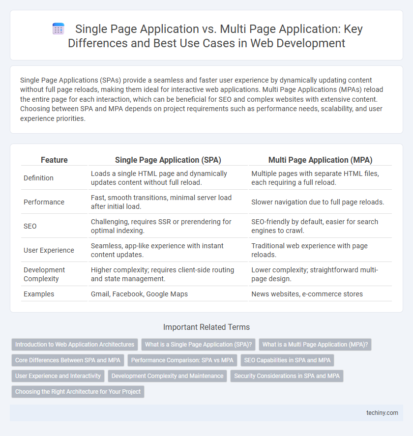 Single Page Application vs. Multi Page Application: Key Differences and Best Use Cases in Web Development