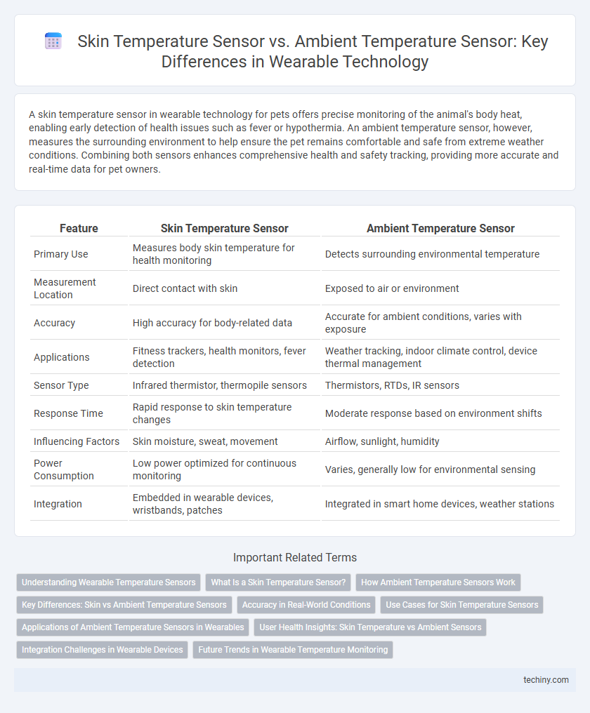 Skin Temperature Sensor vs. Ambient Temperature Sensor: Key Differences in Wearable Technology