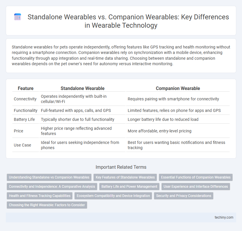 Standalone Wearables vs. Companion Wearables: Key Differences in Wearable Technology
