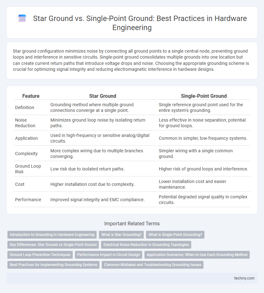 Star Ground vs. Single-Point Ground: Best Practices in Hardware Engineering