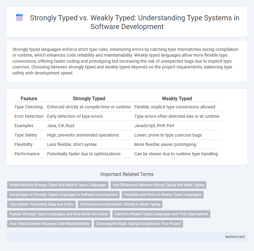 Strongly Typed vs. Weakly Typed: Understanding Type Systems in Software Development