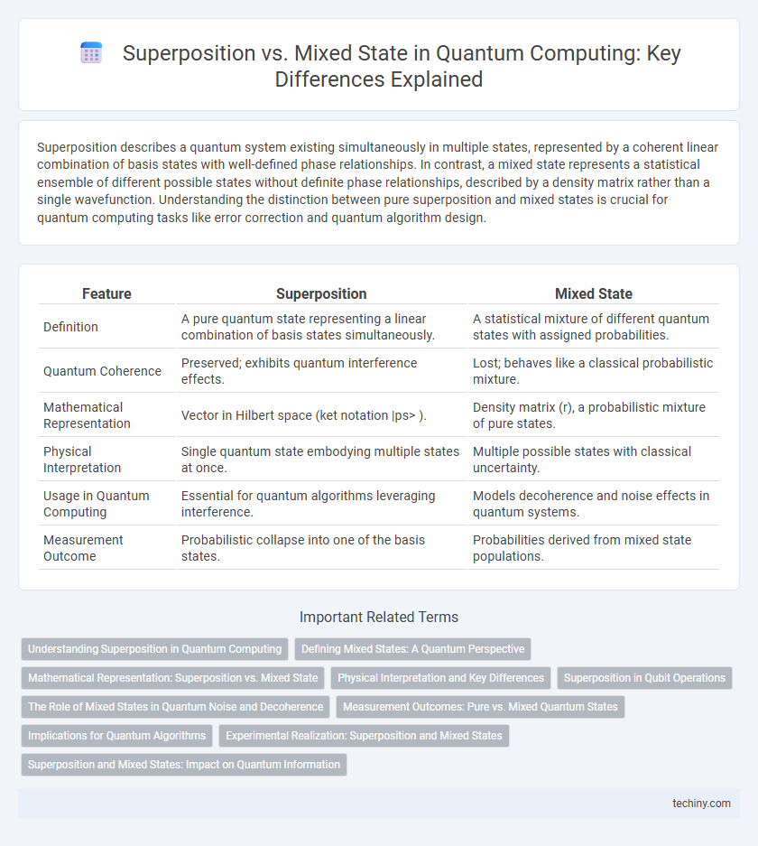 Superposition vs. Mixed State in Quantum Computing: Key Differences Explained