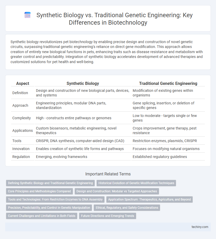 Synthetic Biology vs. Traditional Genetic Engineering: Key Differences in Biotechnology