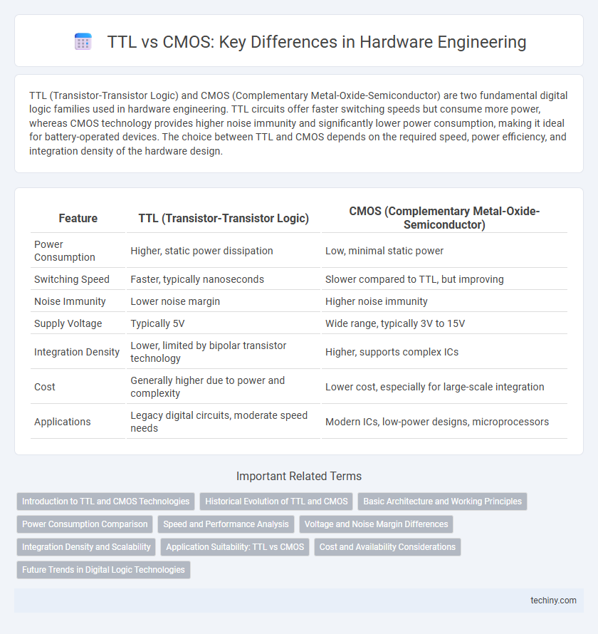 TTL vs CMOS: Key Differences in Hardware Engineering