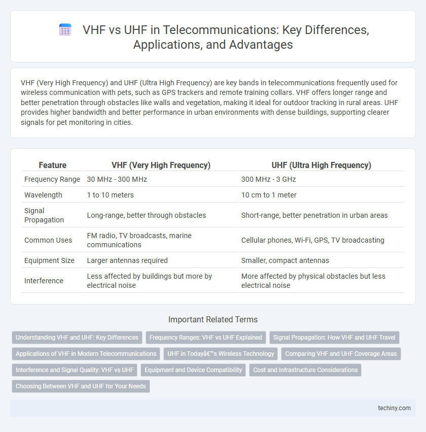 VHF vs UHF in Telecommunications: Key Differences, Applications, and Advantages